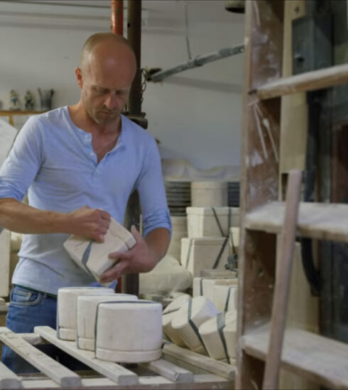 Josh Cole in Rye Pottery Studio